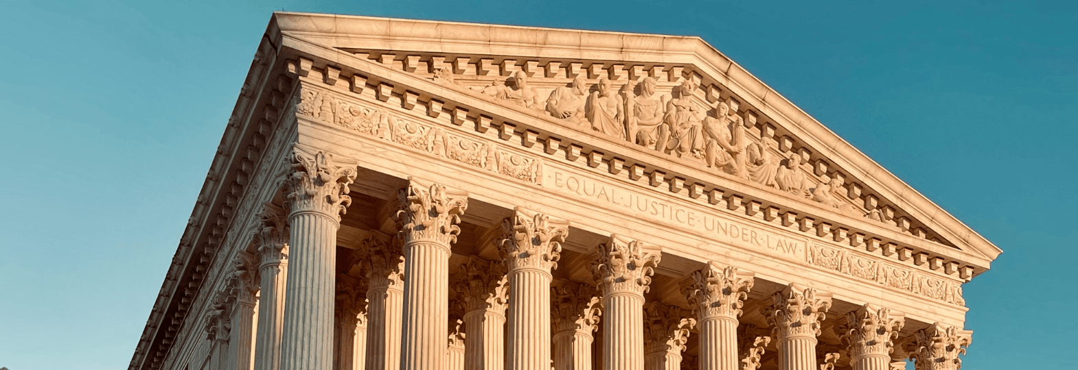 US Supreme Court Building Equal Justice Under Law