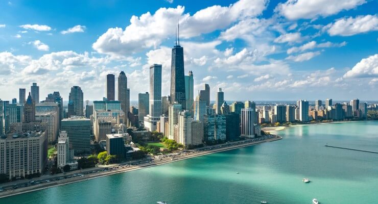 Chicago skyline daytime