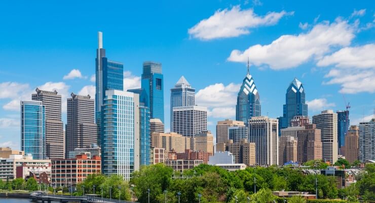 Philadelphia skyline daytime